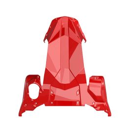 STRAIGHTLINE KSI-DOO ビレット ヘッド SKIDOO Skid Plate, Viper red