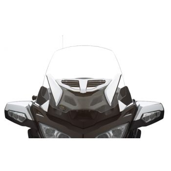 Adjustable vented windshield