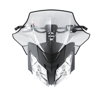 Sport performance flared windshield-high