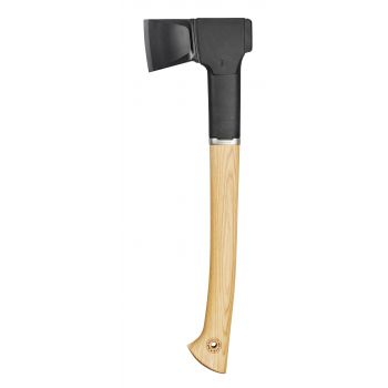 Fiskars Axe Norden with leather cover and logo